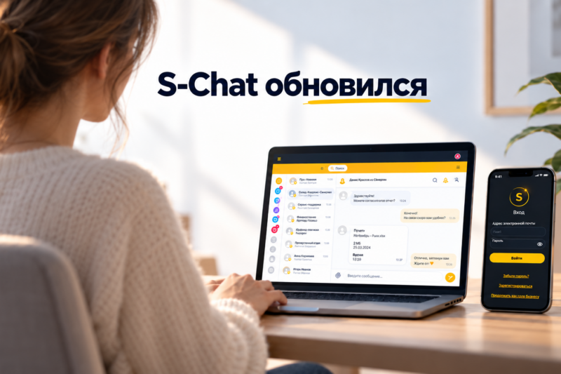 S-Chat обновился: что изменилось в веб-версии и мобильном приложении